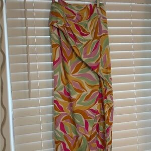 Astr Multicolor Abstract Skirt